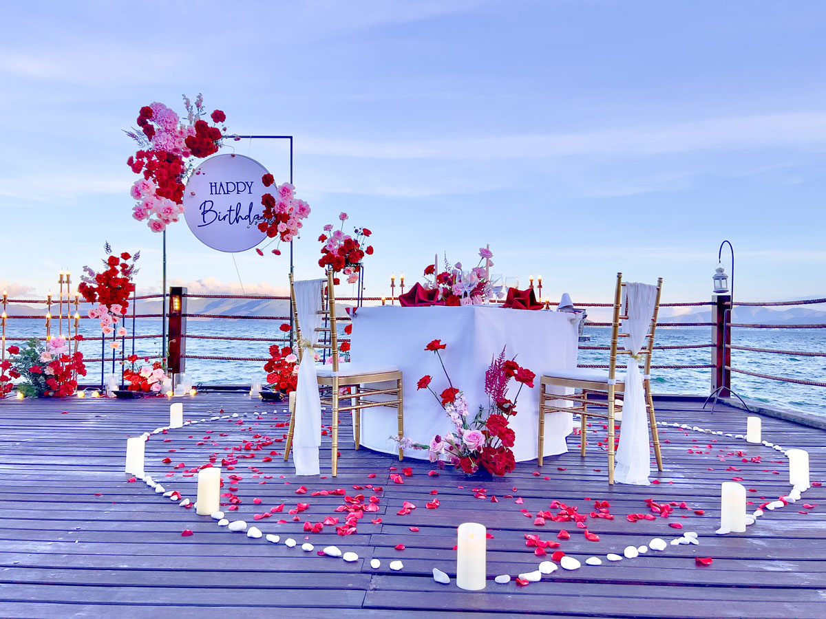 Trang Trí Sinh Nhật Nha Trang: Bãi Biển, Resort, Tại Nhà Trang trí tiệc cầu hôn Nha Trang