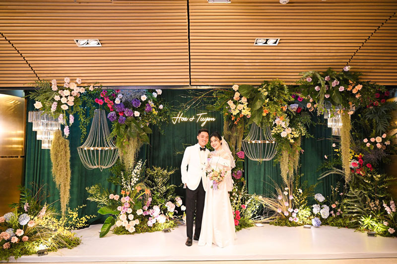 Trang trí tiệc cưới đẹp -Jolie Mai wedding