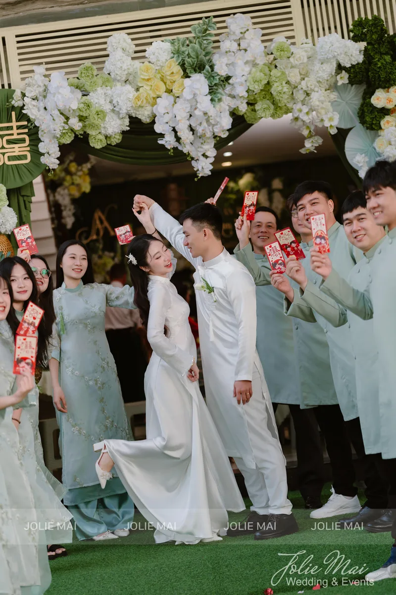 Dịch vụ trang trí ăn hỏi gia tiên tại Nha Trang trang trí lễ ăn hỏi Nha Trang Joie Mai Wedding Nha Trang